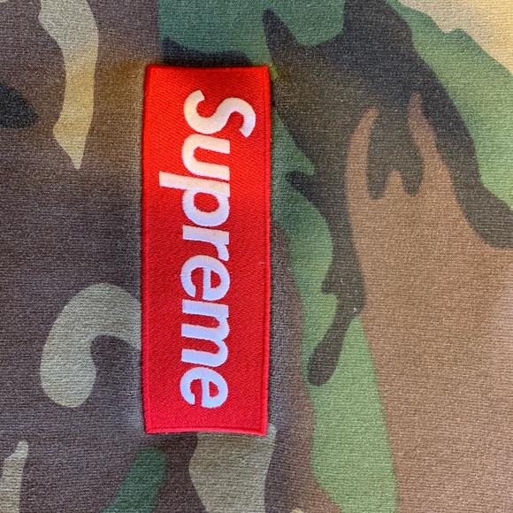 Supreme F/W 15 camo box logo crewneck - Picture 2 of 7